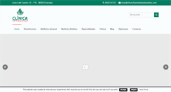 Desktop Screenshot of clinicafuentedelasbatallas.com