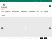 Tablet Screenshot of clinicafuentedelasbatallas.com